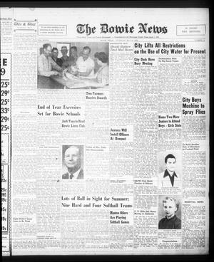 The Bowie News (Bowie, Tex.), Vol. 33, No. 11, Ed. 1 Thursday, May 13, 1954