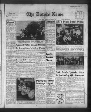 Primary view of object titled 'The Bowie News (Bowie, Tex.), Vol. 41, No. 48, Ed. 1 Thursday, November 29, 1962'.