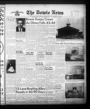 Primary view of object titled 'The Bowie News (Bowie, Tex.), Vol. 39, No. 7, Ed. 1 Thursday, February 18, 1960'.