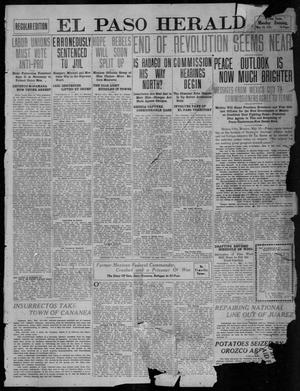 Primary view of object titled 'El Paso Herald (El Paso, Tex.), Ed. 1, Monday, May 15, 1911'.
