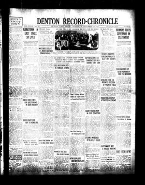 Denton Record-Chronicle (Denton, Tex.), Vol. 27, No. 83, Ed. 1 Friday, November 18, 1927