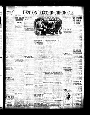 Denton Record-Chronicle (Denton, Tex.), Vol. 27, No. 91, Ed. 1 Monday, November 28, 1927