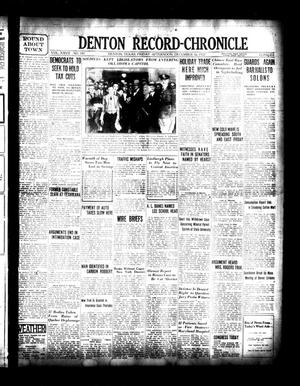 Primary view of object titled 'Denton Record-Chronicle (Denton, Tex.), Vol. 27, No. 107, Ed. 1 Friday, December 16, 1927'.