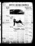 Newspaper: Denton Record-Chronicle (Denton, Tex.), Vol. 27, No. 110, Ed. 1 Tuesd…
