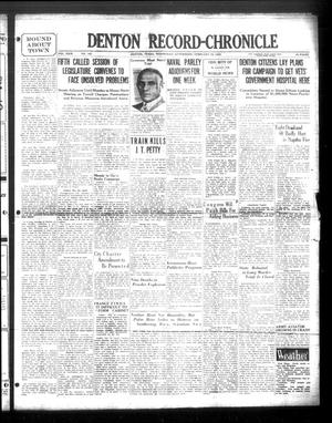 Denton Record-Chronicle (Denton, Tex.), Vol. 29, No. 162, Ed. 1 Wednesday, February 19, 1930