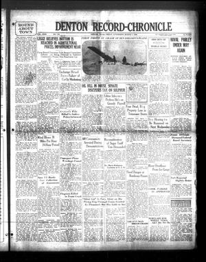 Denton Record-Chronicle (Denton, Tex.), Vol. 29, No. 176, Ed. 1 Friday, March 7, 1930