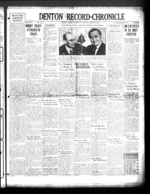 Denton Record-Chronicle (Denton, Tex.), Vol. 29, No. 181, Ed. 1 Thursday, March 13, 1930