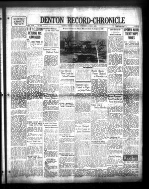 Denton Record-Chronicle (Denton, Tex.), Vol. 29, No. 201, Ed. 1 Saturday, April 5, 1930