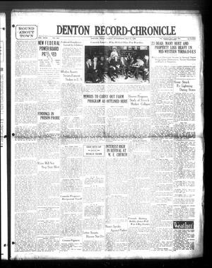 Denton Record-Chronicle (Denton, Tex.), Vol. 29, No. 224, Ed. 1 Friday, May 2, 1930