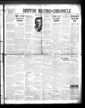 Denton Record-Chronicle (Denton, Tex.), Vol. 29, No. 227, Ed. 1 Tuesday, May 6, 1930