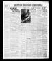 Thumbnail image of item number 1 in: 'Denton Record-Chronicle (Denton, Tex.), Vol. 38, No. 210, Ed. 1 Monday, April 17, 1939'.