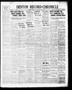 Thumbnail image of item number 1 in: 'Denton Record-Chronicle (Denton, Tex.), Vol. 38, No. 211, Ed. 1 Tuesday, April 18, 1939'.
