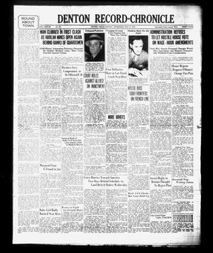 Denton Record-Chronicle (Denton, Tex.), Vol. 38, No. 234, Ed. 1 Monday, May 15, 1939