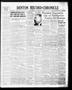 Newspaper: Denton Record-Chronicle (Denton, Tex.), Vol. 38, No. 238, Ed. 1 Frida…