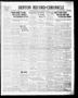 Newspaper: Denton Record-Chronicle (Denton, Tex.), Vol. 38, No. 260, Ed. 1 Wedne…