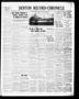 Newspaper: Denton Record-Chronicle (Denton, Tex.), Vol. 38, No. 267, Ed. 1 Thurs…