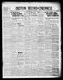 Newspaper: Denton Record-Chronicle (Denton, Tex.), Vol. 38, No. 276, Ed. 1 Monda…