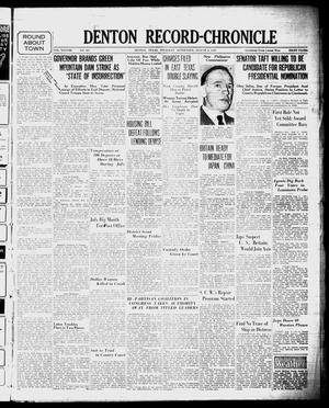Denton Record-Chronicle (Denton, Tex.), Vol. 38, No. 303, Ed. 1 Thursday, August 3, 1939