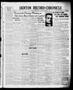 Thumbnail image of item number 1 in: 'Denton Record-Chronicle (Denton, Tex.), Vol. 39, No. 19, Ed. 1 Tuesday, September 5, 1939'.
