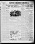 Thumbnail image of item number 1 in: 'Denton Record-Chronicle (Denton, Tex.), Vol. 39, No. 35, Ed. 1 Saturday, September 23, 1939'.