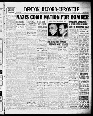 Denton Record-Chronicle (Denton, Tex.), Vol. 39, No. 75, Ed. 1 Thursday, November 9, 1939