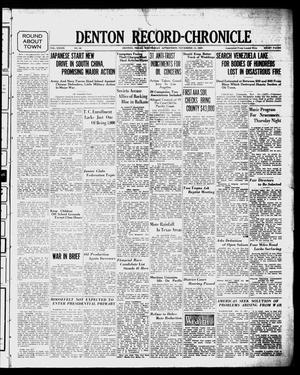 Denton Record-Chronicle (Denton, Tex.), Vol. 39, No. 80, Ed. 1 Wednesday, November 15, 1939