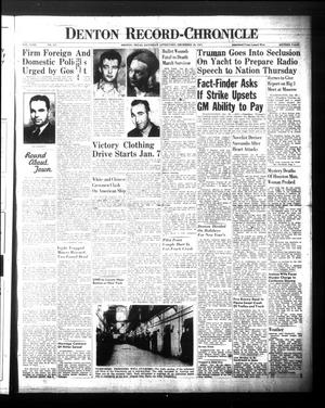 Denton Record-Chronicle (Denton, Tex.), Vol. 43, No. 117, Ed. 1 Saturday, December 29, 1945