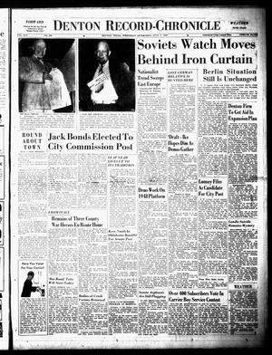 Denton Record-Chronicle (Denton, Tex.), Vol. 45, No. 280, Ed. 1 Wednesday, July 7, 1948