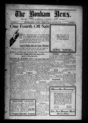 The Bonham News. (Bonham, Tex.), Vol. 43, No. 73, Ed. 1 Tuesday, January 5, 1909
