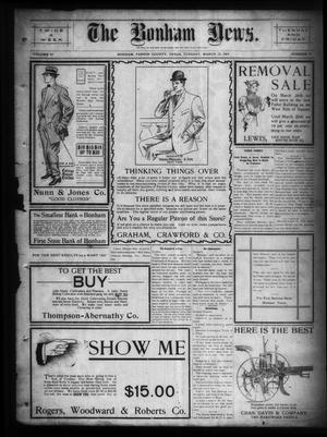 The Bonham News. (Bonham, Tex.), Vol. 43, No. 93, Ed. 1 Tuesday, March 16, 1909