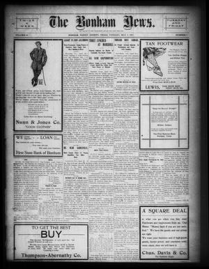 The Bonham News. (Bonham, Tex.), Vol. 44, No. 3, Ed. 1 Tuesday, May 4, 1909