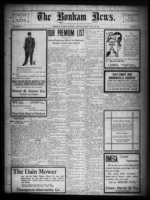 The Bonham News. (Bonham, Tex.), Vol. 44, No. 10, Ed. 1 Friday, May 28, 1909