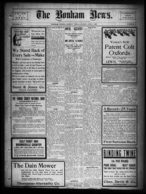 The Bonham News. (Bonham, Tex.), Vol. 44, No. 12, Ed. 1 Friday, June 4, 1909