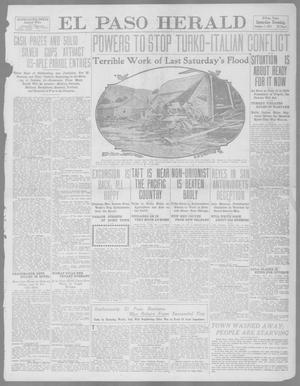 Primary view of object titled 'El Paso Herald (El Paso, Tex.), Ed. 1, Saturday, October 7, 1911'.