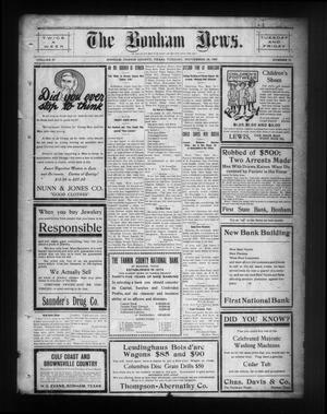 The Bonham News. (Bonham, Tex.), Vol. 44, No. 45, Ed. 1 Tuesday, September 28, 1909