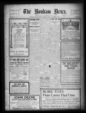 The Bonham News. (Bonham, Tex.), Vol. 44, No. 65, Ed. 1 Tuesday, December 7, 1909