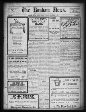 The Bonham News. (Bonham, Tex.), Vol. 44, No. 67, Ed. 1 Tuesday, December 14, 1909