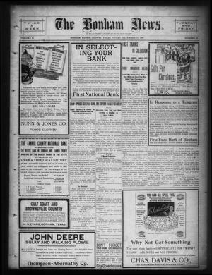 The Bonham News. (Bonham, Tex.), Vol. 44, No. 68, Ed. 1 Friday, December 17, 1909