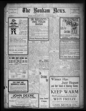 The Bonham News. (Bonham, Tex.), Vol. 44, No. 69, Ed. 1 Tuesday, December 21, 1909