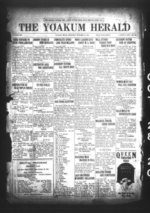 The Yoakum Herald (Yoakum, Tex.), Vol. 25, No. 94, Ed. 1 Thursday, October 28, 1920