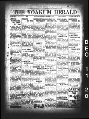 The Yoakum Herald (Yoakum, Tex.), Vol. 25, No. 130, Ed. 1 Saturday, December 11, 1920