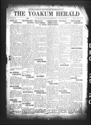 The Yoakum Herald (Yoakum, Tex.), Vol. 25, No. 144, Ed. 1 Wednesday, December 29, 1920