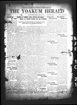 The Yoakum Herald (Yoakum, Tex.), Vol. 25, No. 58, Ed. 1 Thursday, March 10, 1921