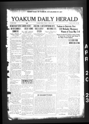 Yoakum Daily Herald (Yoakum, Tex.), Vol. 17, No. 109, Ed. 1 Friday, April 20, 1923
