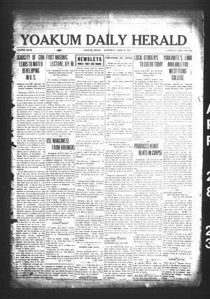 Yoakum Daily Herald (Yoakum, Tex.), Vol. 17, No. 116, Ed. 1 Saturday, April 28, 1923