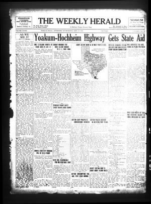 The Weekly Herald (Yoakum, Tex.),, Vol. 33, No. 25, Ed. 1 Thursday, September 19, 1929