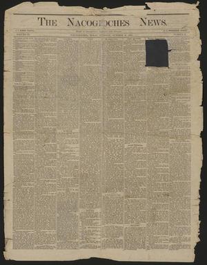 Primary view of object titled 'The Nacogdoches News. (Nacogdoches, Tex.), Vol. 9, No. 39, Ed. 1 Thursday, October 16, 1884'.