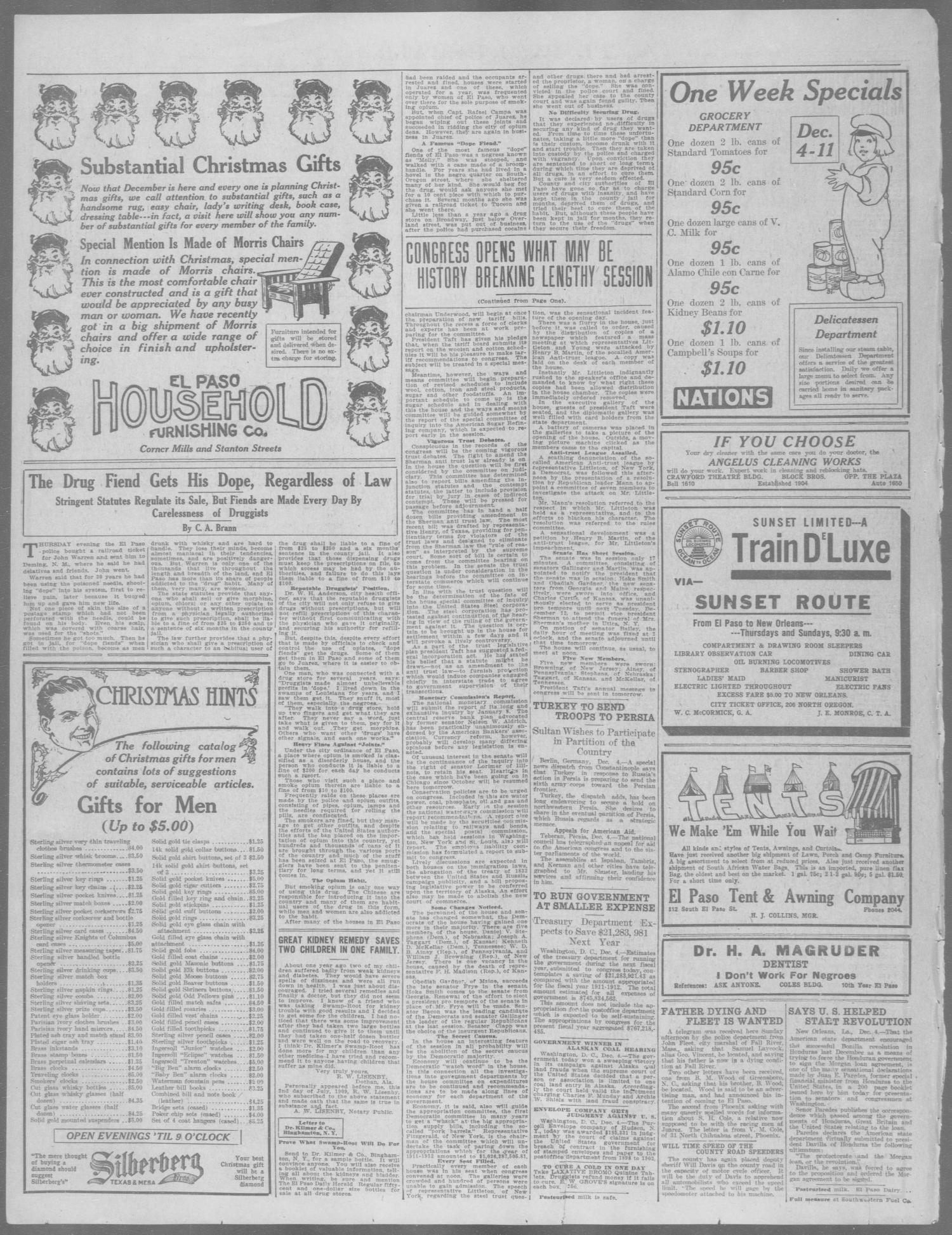 El Paso Herald (El Paso, Tex.), Ed. 1, Monday, December 4, 1911
                                                
                                                    [Sequence #]: 2 of 12
                                                