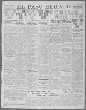 Primary view of object titled 'El Paso Herald (El Paso, Tex.), Ed. 1, Wednesday, December 20, 1911'.