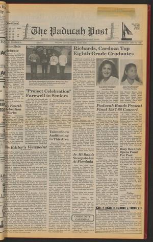 The Paducah Post (Paducah, Tex.), Vol. 82, No. 14, Ed. 1 Wednesday, May 25, 1988